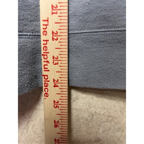 The North Face Grey Blue Aztec Logo Hooded Sweatshirt Hoodie Women's Size Medium - Picture 6 of 10